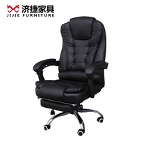 Jiejie boss chair office chair can lie manager chair modern office chair high-end leather chair leg chair