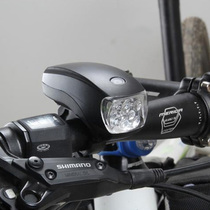 The bicycle headlights cycling lights are waterproof and anti - earthquake 5LED night - light warning lights cycling equipment