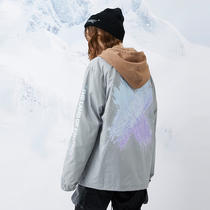 SSURPLUS joint PCMY coach jacket ins trendy brand men and women couples paint paint gradient winter plus cotton coat