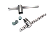 Club copper lead angle repairer leather head compressor copper ring English club black eight club repairer