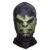Digital Printed Green Giant Avengers League Headgear Full Face Hood Haoke Mask