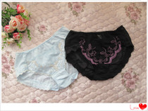 Export tail single summer thin mesh breathable waist triangle ladies seamless lace underpants