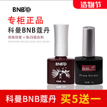 Nail special binder bnb Nail polish glue Kordan bottom glue Double-effect sealing layer glue set Super bright wear-resistant