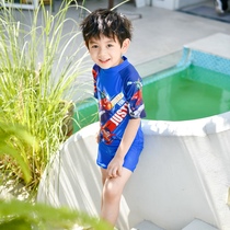 Childrens swimsuit Boy baby child Korean cute little princess Spa professional training new one-piece swimming suit