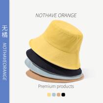 Double-sided fisherman hat womens summer thin yellow Korean version cover face versatile sunshade hat spring and autumn sunscreen sun hat