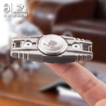 Handau Interstellar Fingertips Top Hand Spinner Titanium Alloy with Spiral Adults Decompression Toys EDC
