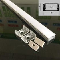 LED light strip 12v aluminum alloy light strip ceiling corridor line light Aluminum groove line light strip cover shell 1707