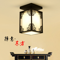 New Chinese ceiling light balcony aisle light porch square LED light round modern bedroom light foyer Corridor light