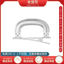 TOGGLER break niche handle hairclip chest clip headwear summer female personality Net red designer brand