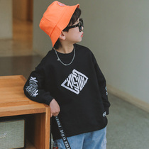 Childrens clothing boys fried street clothes cotton Tide brand autumn clothing 2021 New Big Boy long sleeve clothes