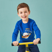 Broken code clearance Bala boys long-sleeved t-shirt spring and autumn boys and girls cotton bottoming shirt childrens tops
