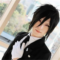 (cosplay Kingdom) Black Deacon Sebastian Sebastian sauce Deacon cos wig