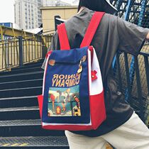 Daily Ins School schoolgirls Korean version Junior High School Campus Original Large Capacity High School College Students Double Shoulder Backpack Tide