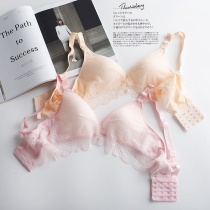 Lactation underwear No steel ring Pregnancy pure cotton lace pregnant woman bra gather anti-sagging anti-sagging breast feeding large size bra