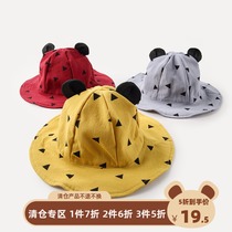 Baby hat summer boy girl sun hat baby fisherman hat basin hat thin childrens sun hat sun hat tide tide