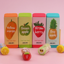 Del eraser extra-large student rubber does not leave marks fruit pattern cute little debris childrens rubber