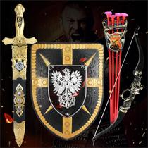 Warrior long sword toy knife boy child toy sword child boy simulation plastic Knight girl shield sword