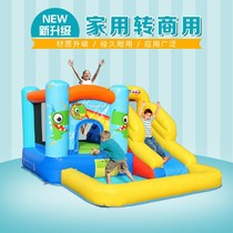 Dinosaur baby childrens slide Bouncy castle outdoor small large household square bouncing bed