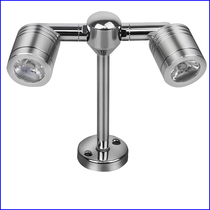 Liren Led Counter Spotlight 2w Double Head Jewelry Spotlight Standing Pole Cabinet Table Lamp Gold Jewellery Exhibition Cabinet Spotlight