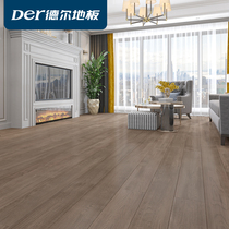 Del floor antibacterial family aldehyde-free addition environmental protection household nano aldehyde removal multi-layer solid wood composite to clean series