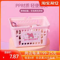 MINISO Mingchuang Excellent Product Sanrio Characters trolley girl rack jewelry storage basket