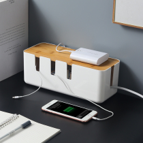 Power Cord Wire Line Box Desktop Finishing Row Inserts Fixer Charger Patch Board Data Wire Wire Containing Box