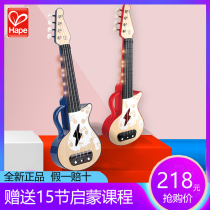 Hape Ukulele Beginner Children's Entrance to Little Guitar Play Musical Instruments Boys and Toys