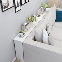 Narrow shelf against the wall bedside bedside bedside crevice bedroom living room sofa back gap storage side long cabinet