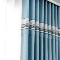 Curtain free hole installation Nordic simple light luxury Bedroom shading heat insulation living room shading cloth 2020 new small