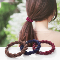 Hair rope female Net red 2020 new simple headwear ponytail Hairband girl tie hair thick head rope small leather case