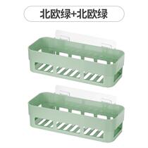 (Huge loss 2000 single)Free hole drain soap box Suction cup soap box tray soap rack Wall-mounted drain rack