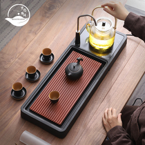 ROADMAKER automatic all-in-one Japanese tea tray Simple style household Kung Fu tea table Household electric pottery stove tea tray