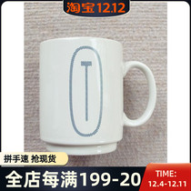 January 28th Beijing spot Japan BRUNO beauty thick ceramic mug letter Cup