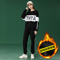 Girl Suit Autumn Clothing 2022 New 12 CUHK Tong 15 Year Old Ocean Air Sports 14 Women Dress Autumn Winter 13 Mesh Red Suit