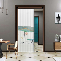 Folding sliding door invisible door bedroom living room toilet storage room cloakroom kitchen honeycomb Japanese interior door
