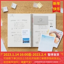 Japanese Kanmido Coil Coil Coil Coil Coil Coil Stickers Add photo materials