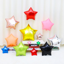 Tanabata decoration stars Balloons Birthday party Five-pointed star decoration Graduation ceremony School opening Teachers Day opening