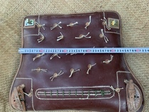 70s 61 saddle - moose artificial leather leather cow leather side with horse whip stock collection