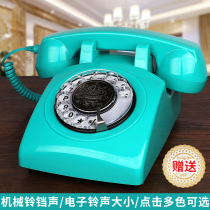 Wireless card telephone landline telecom Mobile Unicom Retro antique telephone European rotary home fixed telephone