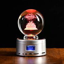 Crystal ball to send girlfriend friend girl birthday gift romantic practical gift exquisite creative couple upscale cake