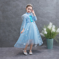 Aisha Princess dress womens spring long sleeve girl dress Aisha skirt spring and autumn ice and snow Aisha dress New