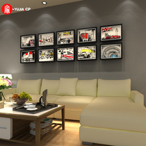 Creative living room sofa large size photo wall corridor home photo wall European style combination culture Big Frame Wall