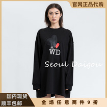 we11done official website 21ps leather love loose long pocket t-shirt welldone sweater