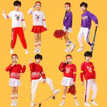 Childrens cheerleader Costume Elementary School Childrens Games Costume Kindergarten 61 Jazz Cheercheerleading Performance Suit