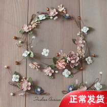 Hanfu costume small flower head ornament Xianmei flower pastoral forest hair accessories literature and art small fresh childrens sweet hair band