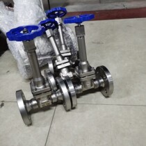 Cryogenic stainless steel flange shut-off valve Pipeline shut-off valve LNG oxygen nitrogen nitrogen storage tank truck LNG filling station