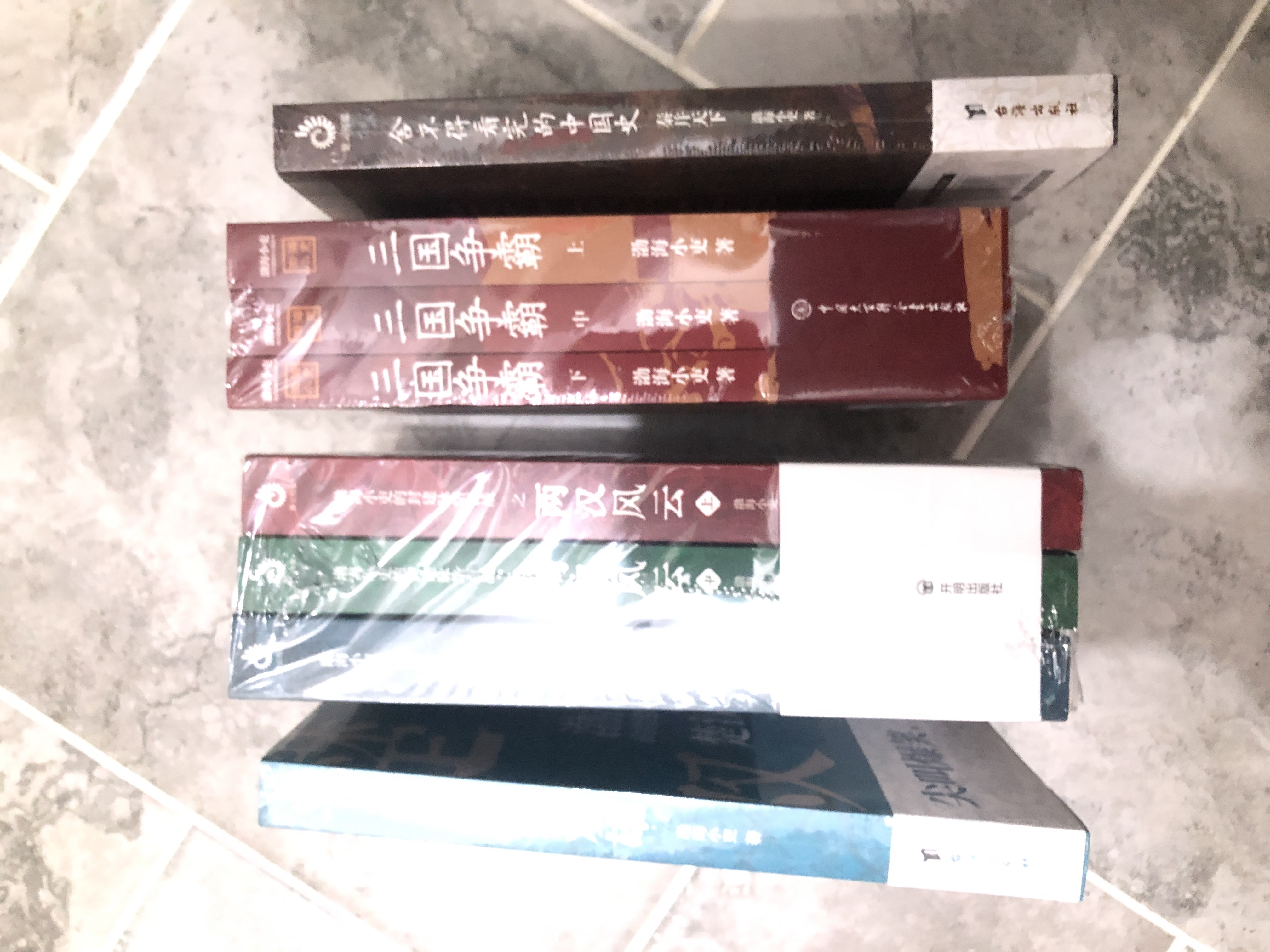 渤海小吏历史作品全8册两汉风云上中下+三国争霸+楚汉双雄+舍不得