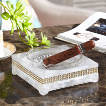 Modern simple ink ashtray fashion creative personality gift large household ashtray living room European ashtray