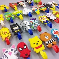 2 suction cup adhesive hook cartoon hanging mask with cute glass kitchen hook bathroom hanging hook toilet wall Wall