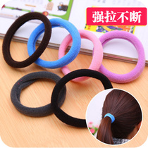 Korean black hair ring high elastic head rope adult children tie hair rope head jewelry rubber band Korean hair accessories female
